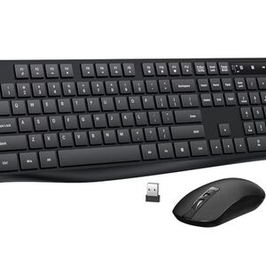 Wireless Black Keyboard and Mouse Combo